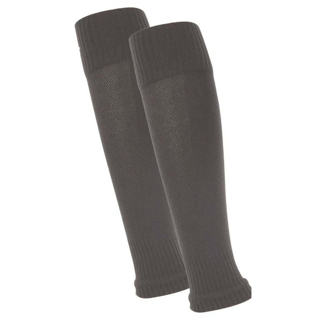 Grey sock Sleeves, footless sock, sock sleeve for footballers and Soccer players NZ & AUS