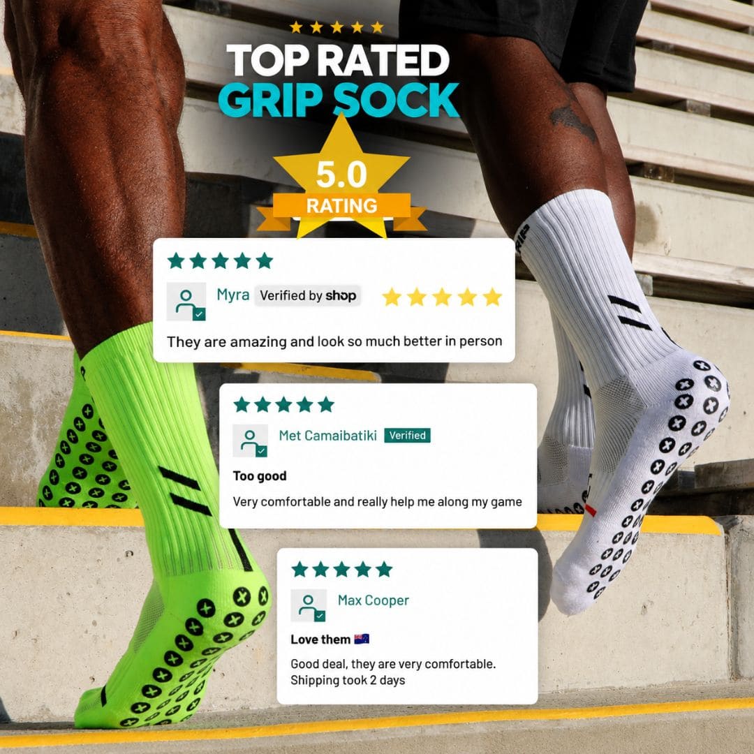 5 star ratings by customers who brought best grip socks