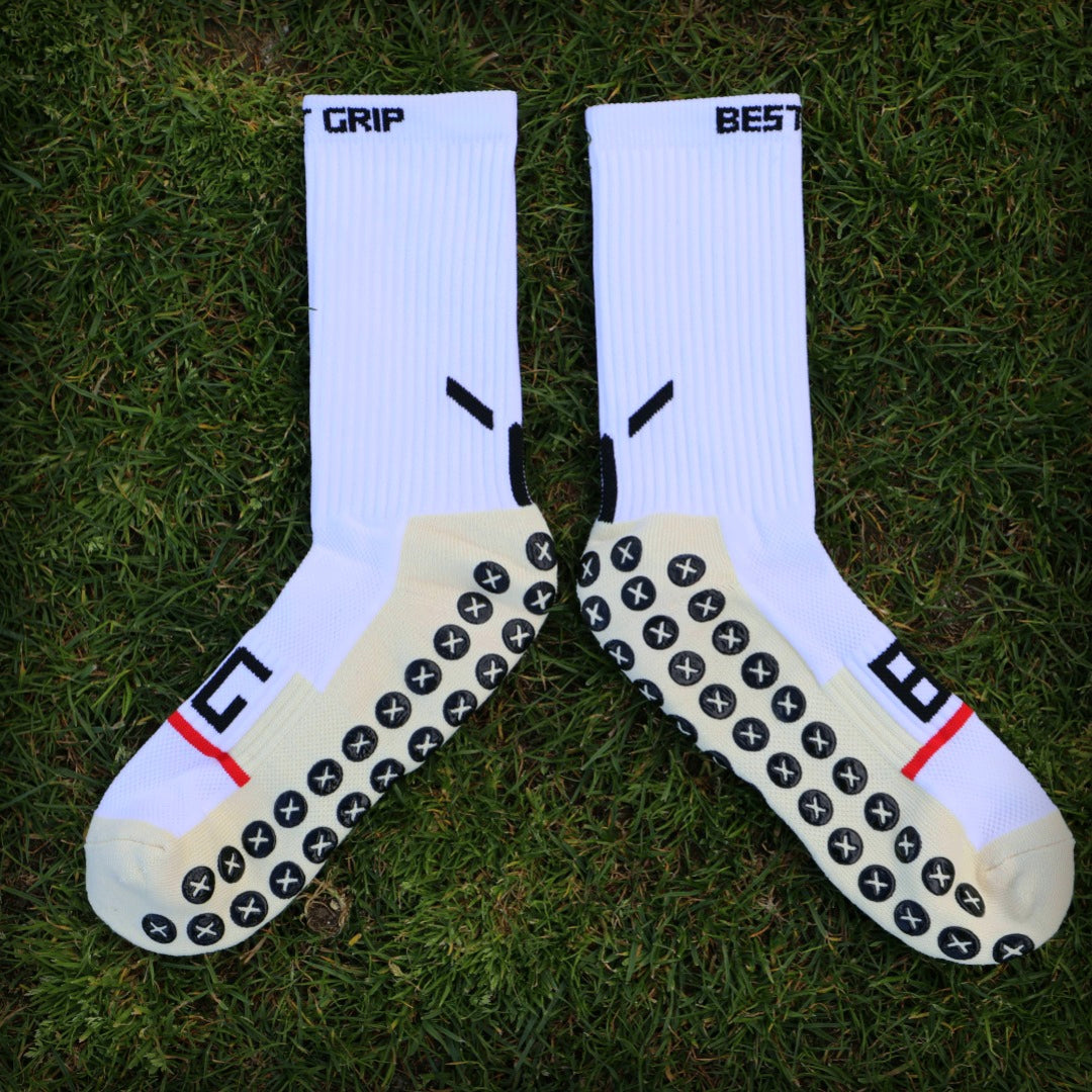 Best Grip Socks (Pro) - White V1