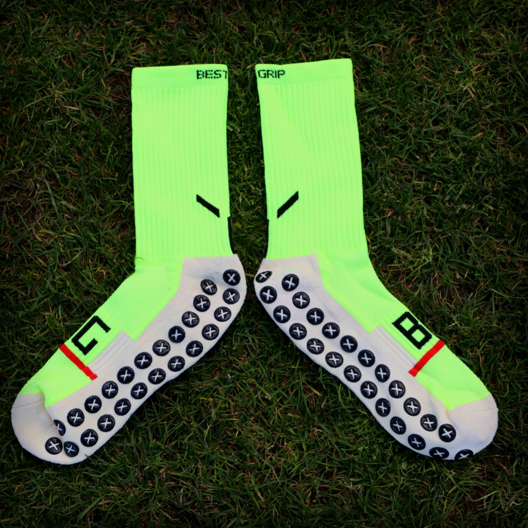 Best Grip Socks (Pro) - Neon Green V1
