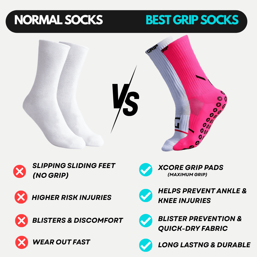 Best Grip Socks (Pro) - Red